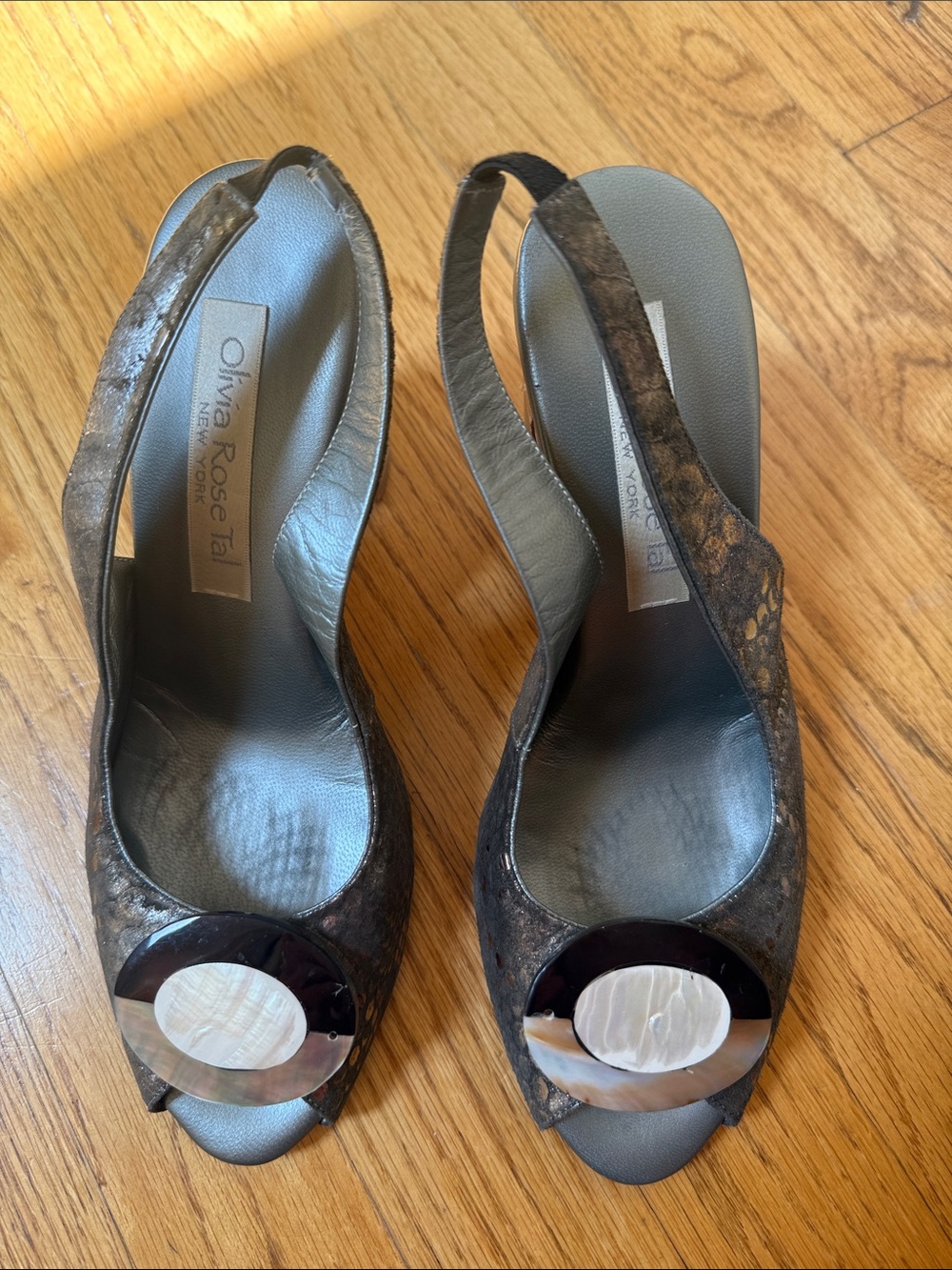 Olivia Rose Tal Vintage Sling Back Heels
